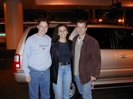 Pete, Laurelle and Ted.  Pete's cousin of sorts and her husband<br>Location: <a href="https://www.google.com/maps/search/?api=1&query=33.94409,-118.40246" target="_new">LAX airport</a>